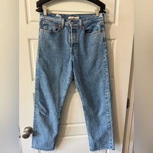 Levi's Wedgie Straight Jeans - Light Blue